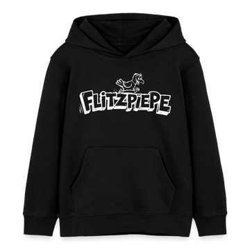 FLITZPIEPE-Kinder Bio-Hoodie 2026 - Schwarz