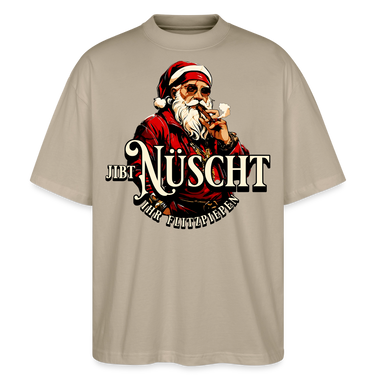 JIBT NÜSCHT IHR FLITZPIEPEN - Unisex Oversize Bio-T-Shirt - Steingrau