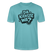 Berlin Shirt mit Spruch-DA KIEKSTE WA?-Unisex T-Shirt BIO - Pastelltürkis