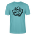 Berlin Shirt mit Spruch-DA KIEKSTE WA?-Unisex T-Shirt BIO - Pastelltürkis