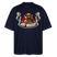 Berliner Bär-Weihnachten-JIBT NÜSCHT-Oversized Unisex Bio T-Shirt - Navy