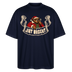 Berliner Bär-Weihnachten-JIBT NÜSCHT-Oversized Unisex Bio T-Shirt - Navy