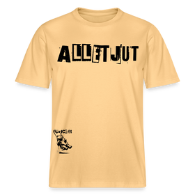 ALLET JUT-Relaxed Fit Unisex Bio-T-Shirt - Hellgelb