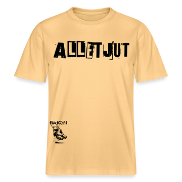 ALLET JUT-Relaxed Fit Unisex Bio-T-Shirt - Hellgelb
