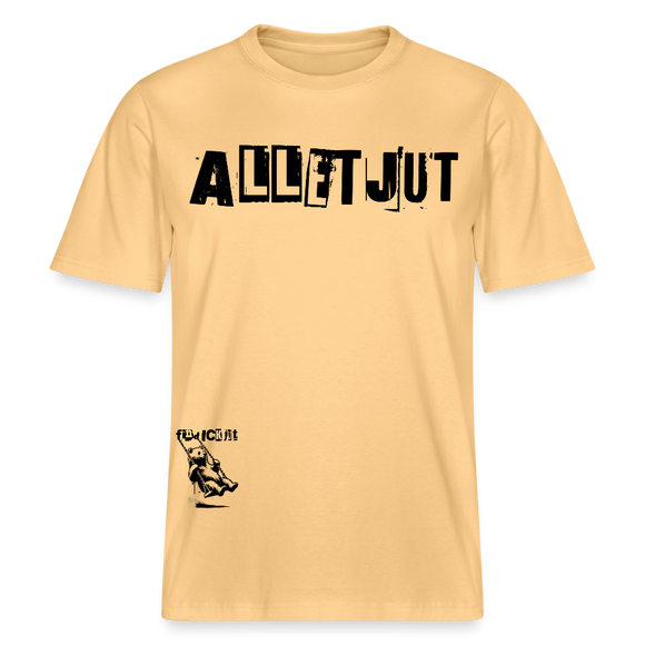 ALLET JUT-Relaxed Fit Unisex Bio-T-Shirt - Hellgelb