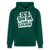 Berliner Spruch-Unisex Bio-Hoodie-BIN DA, KANN LOSJEHN - Forest