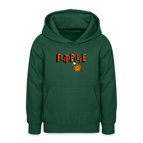 FLITZPIEPE - Teenager Hoodie - Flaschengrün