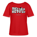 MACH N KOPP ZU-Rundhals Frauen Bio-T-Shirt - Rot