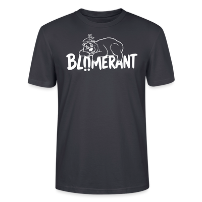 BLÜMERANT - Unisex T-Shirt mit Berliner Schnauze - Dunkles Graublau