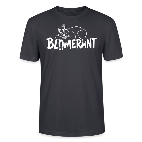 BLÜMERANT - Unisex T-Shirt mit Berliner Schnauze - Dunkles Graublau