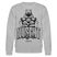 NÜSCHT MUSS ICK 2025-Unisex Bio-Sweatshirt mit Berliner Schnauze - Grau meliert