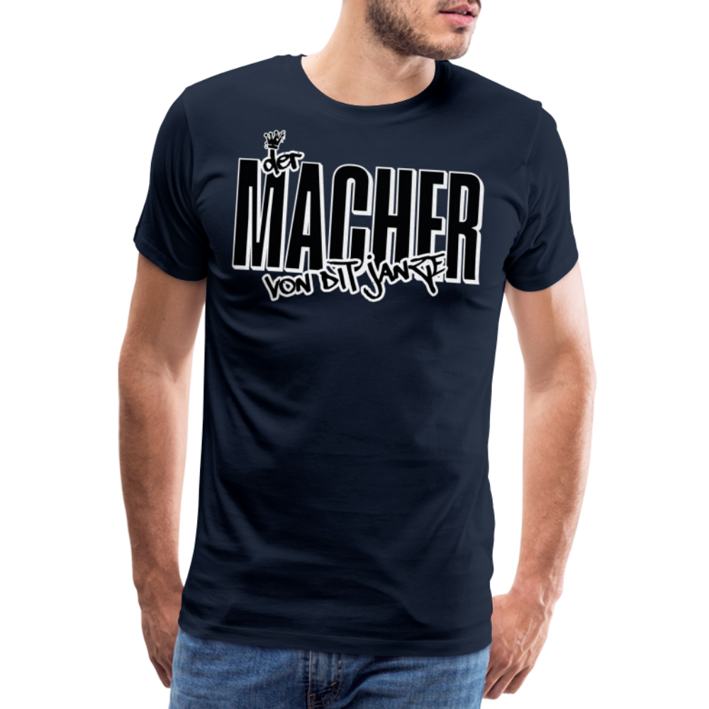 DER MACHER VON DIT JANZE - Männer Premium T-Shirt - Navy