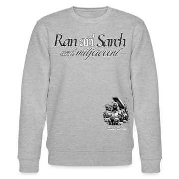 Ran an Sarch-Unisex Bio-Sweatshirt III - Grau meliert