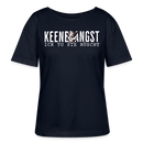 KEENE ANGST ICK TU SIE NÜSCHT-Rundhals Frauen Bio-T-Shirt II - Navy