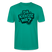 Berlin Shirt mit Spruch-DA KIEKSTE WA?-Unisex T-Shirt BIO - Blaugrün