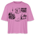 Berlin Souvenir mit Berliner Spruch-NEESE-Frauen Boxy Bio-T-Shirt - Pink