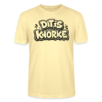 DIT IS KNORKE-Unisex T-Shirt Bio mit Berliner Spruch - Creme