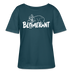 BLÜMERANT-Frauen Bio-T-Shirt mit Berliner Schnauze - Dunkles Petrol