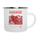 SEI KNORKE - Emaille-Tasse - Weiß