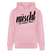 NÜSCHT FÜR SCHWACHE NERVEN-Unisex Bio-Hoodie mit Berliner Schnauze - Hellrosa