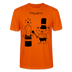 Dit leichte Berlin Shirt-OHNE WORTE-Unisex T-Shirt - Tieforange