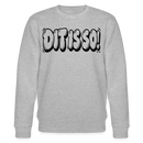 Berlin Sweater mit Berliner Schnauze-DIT IS SO!-Unisex Bio-Sweatshirt - Grau meliert