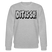 Berlin Sweater mit Berliner Schnauze-DIT IS SO!-Unisex Bio-Sweatshirt - Grau meliert