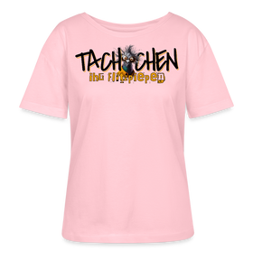 TACHCHEN IHR FLITZPIEPEN-Rundhals Frauen Bio-T-Shirt - Hellrosa