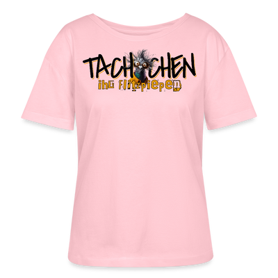 TACHCHEN IHR FLITZPIEPEN-Rundhals Frauen Bio-T-Shirt - Hellrosa