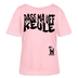 PASS MA UFF KEULE-Rundhals Frauen Bio-T-Shirt - Hellrosa
