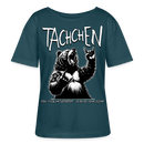 TACHCHEN BERLINER-Rundhals Frauen Bio-T-Shirt II - Dunkles Petrol