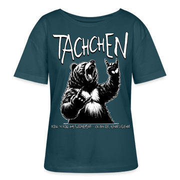 TACHCHEN BERLINER-Rundhals Frauen Bio-T-Shirt II - Dunkles Petrol