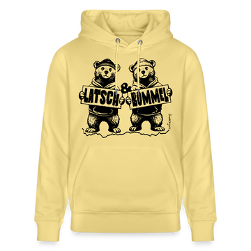 LATSCH & BOMMEL-Unisex Bio-Hoodie - Gelb Viva 