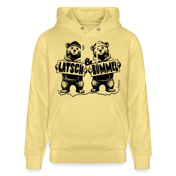 LATSCH & BOMMEL-Unisex Bio-Hoodie - Gelb Viva 