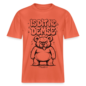 Berliner Sommer-IS DIT NE DEMSE-RELAXED FIT Unisex Organic T-Shirt - Hellrot
