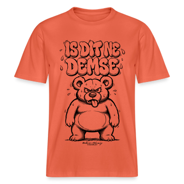 Berliner Sommer-IS DIT NE DEMSE-RELAXED FIT Unisex Organic T-Shirt - Hellrot