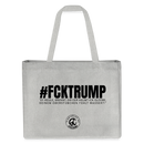 #FCKTRUMP-Einkaufstasche - Grau meliert