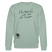 NACHTIGALL ICK HÖR DIR TRAPSEN-Unisex Bio-Sweatshirt - Helles Graugrün