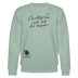 NACHTIGALL ICK HÖR DIR TRAPSEN-Unisex Bio-Sweatshirt - Helles Graugrün
