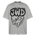 JWD-Berlin-Oversized Unisex Bio T-Shirt - Grau meliert