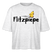 DIE FLITZPIEPE - Frauen Boxy Bio-T-Shirt - Weiß meliert