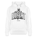 NÜSCHT MUSS ICK 2025-Unisex Bio-Hoodie mit Berliner Schnauze - Weiß