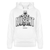 NÜSCHT MUSS ICK 2025-Unisex Bio-Hoodie mit Berliner Schnauze - Weiß