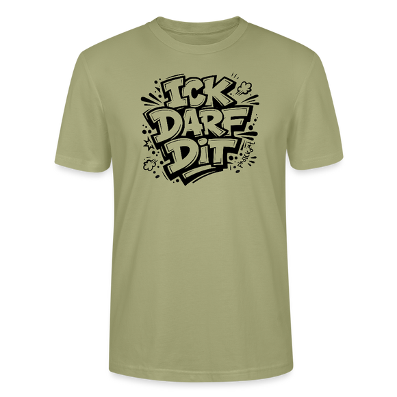 Berlin Shirt-ICK DARF DIT-Unisex T-Shirt - Nebelgrün