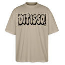 Berlin Shirt- DIT IS SO!-Oversized Unisex Bio T-Shirt mit Berliner Schnauze - Steingrau