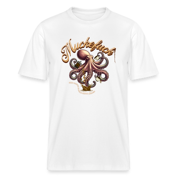 MUCKEFUCK - Relaxed Fit Unisex Bio-T-Shirt - Weiß