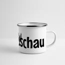 URST SCHAU - Panorama Emaille-Tasse - Weiß