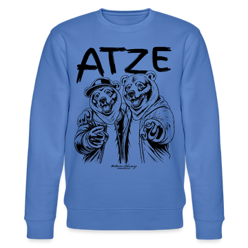 ATZE-Unisex Bio-Sweatshirt für echt Berliner Freunde - Blau