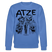 ATZE-Unisex Bio-Sweatshirt für echt Berliner Freunde - Blau