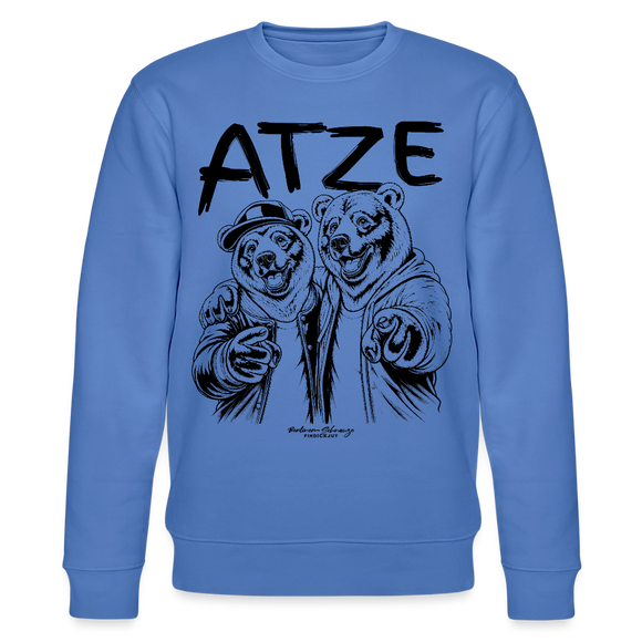 ATZE-Unisex Bio-Sweatshirt für echt Berliner Freunde - Blau